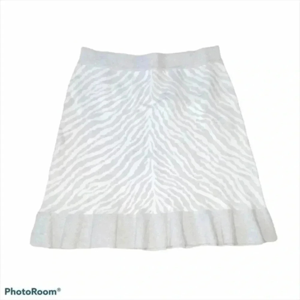 Dolan Anthropologie ruffle zebra skirt - Picture 5 of 5